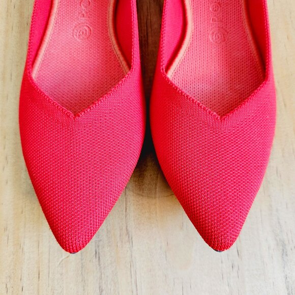 Rothy's The Point in Bright Red size 11 - Picture 2 of 8
